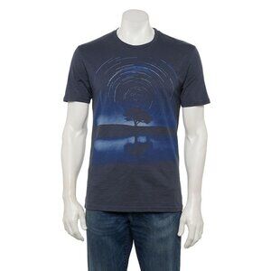 Apt. 9 Men's Mirror Trail Graphic T-Shirt, Dark Blue, Size M, NWT